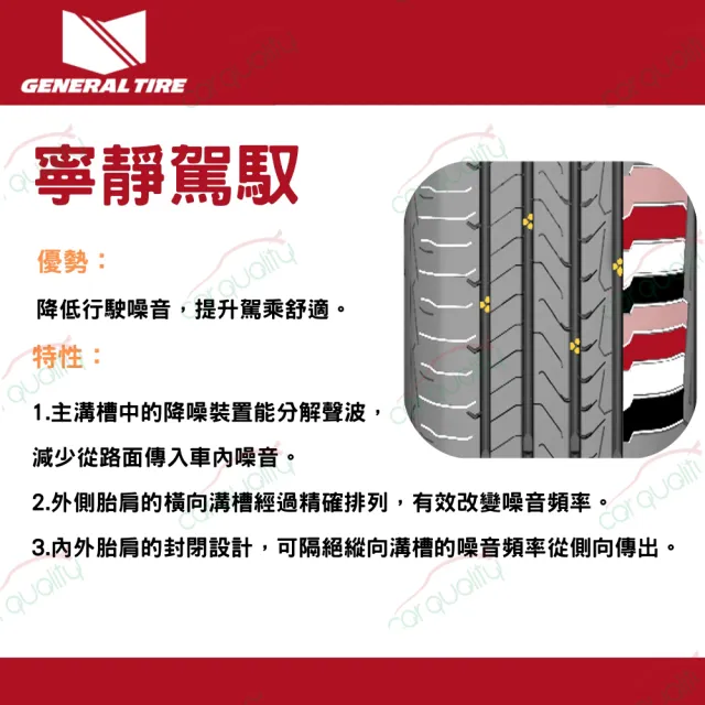 【General Tire 將軍】AltiMax GS6-215/60/16 四入組 送安裝 (車麗屋)