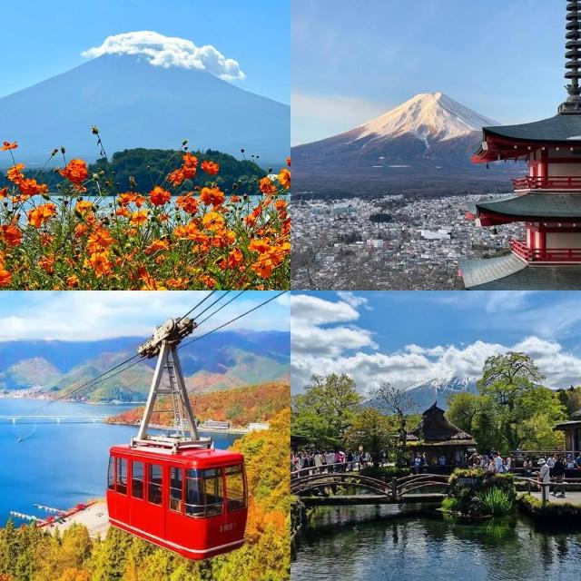 【PlayEZ 美好假期】東京富士風雅5日．纜車美景．忍野八海與都會新地標巡禮