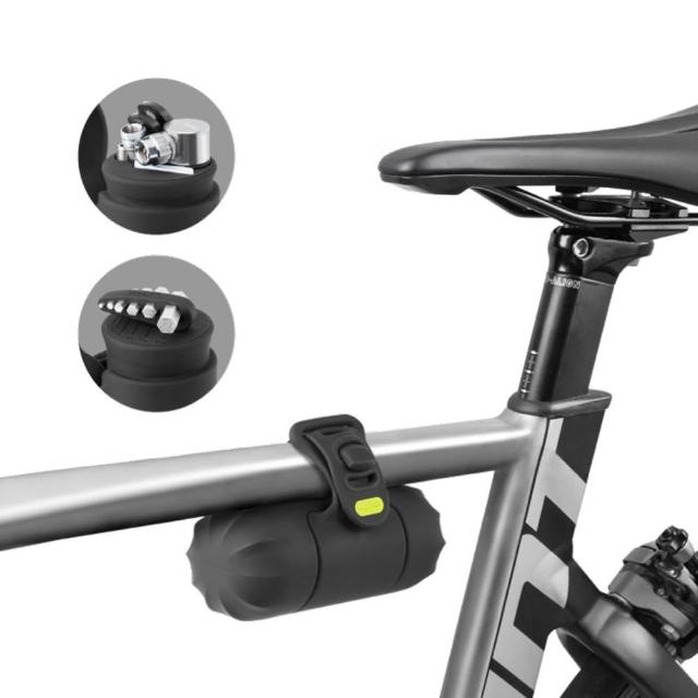 【Bone 蹦克】單車隨行工具組 (自行車工具/工具組/隨行工具包/環保矽膠/補胎/扳手工具/防潑水)