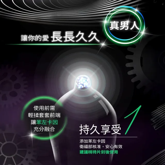 【Durex 杜蕾斯】飆風碼衛生套2盒(共6入 保險套/衛生套/避孕套/安全套/避孕/保險套推薦)
