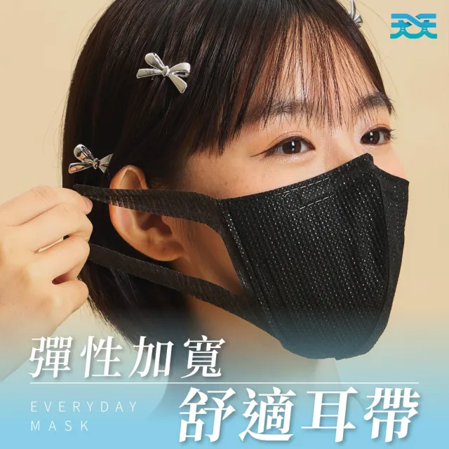【天天】機車族專用醫療活性碳口罩(25入/盒 立體口罩)
