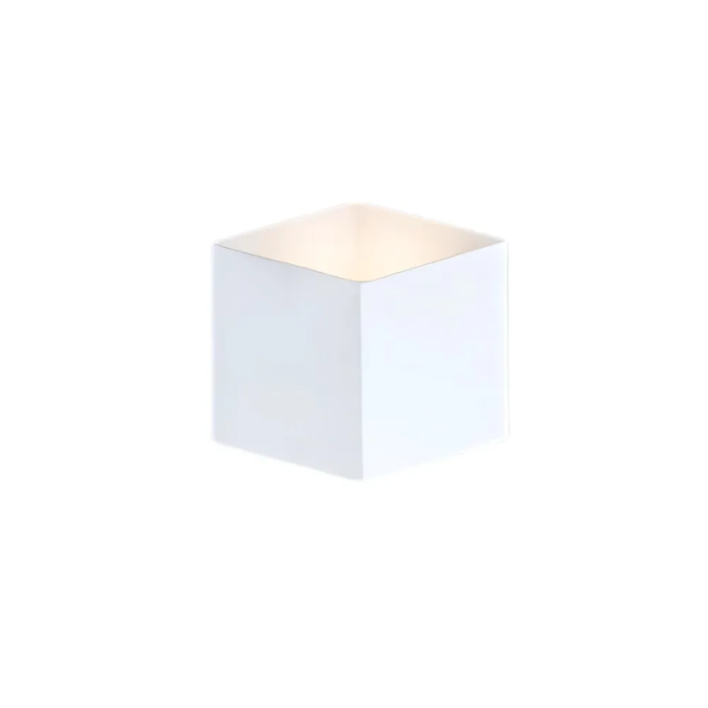 【LightBu 光步】LED壁燈 幾何雙窗壁燈 菱形美術燈 居家空間 室內照明 客廳 臥室 玄關(時尚白 COB光源)