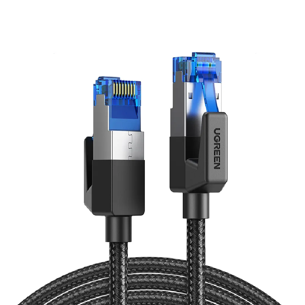 【綠聯】40Gbps CAT8網路線 30AWG純銅 光速級 棉網編織版(5公尺)