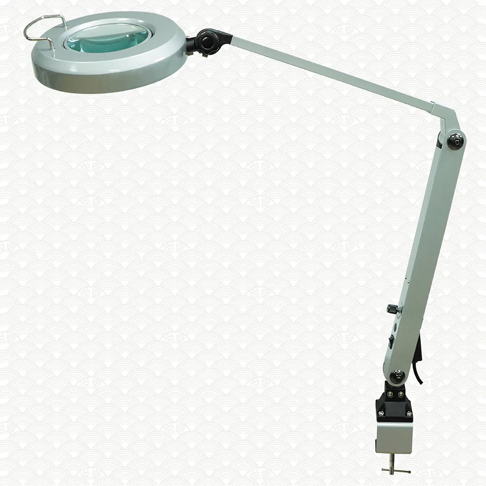 【Octopus章魚牌】LED夾桌照明放大鏡 5倍 14W(使用省電LED燈)