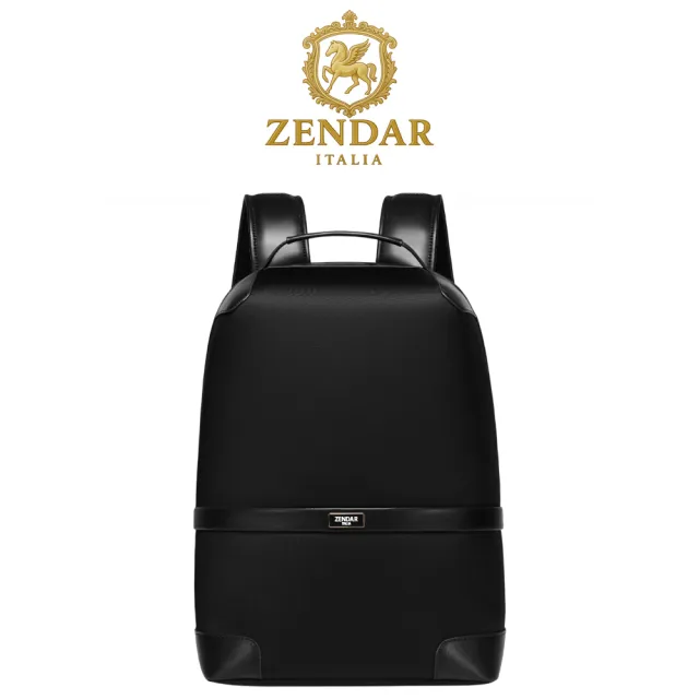 【ZENDAR】台灣總代理 頂級高彈性防潑水電腦後背包 詹姆士系列