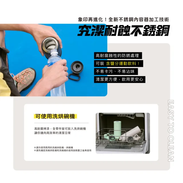 【ZOJIRUSHI 象印】不銹鋼真空提把保冷瓶-1000ml(SD-KA100H 保冰/環保杯)
