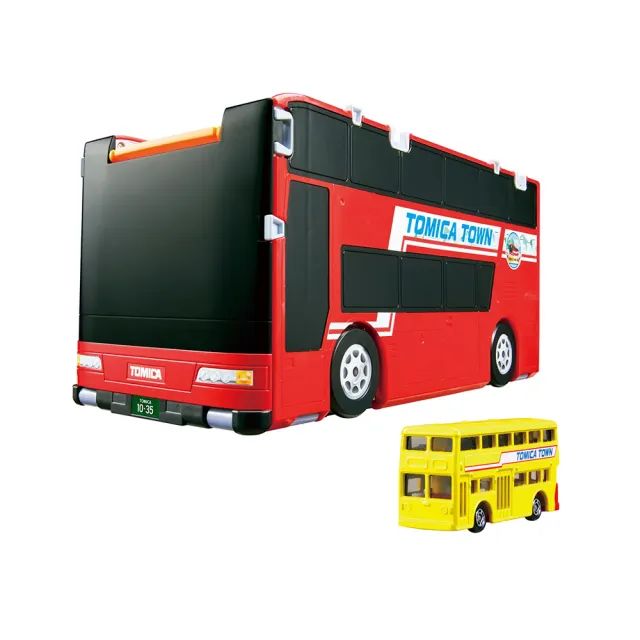 【TOMICA】變形雙層巴士轉運站(附小車)