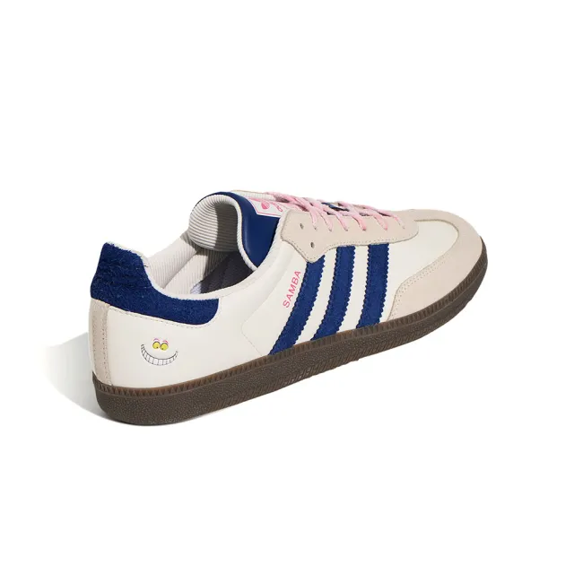 【adidas 愛迪達】Samba Og 女鞋 粉藍白色 迪士尼 愛麗絲 妙妙貓 德訓鞋 運動 休閒鞋 KH5899