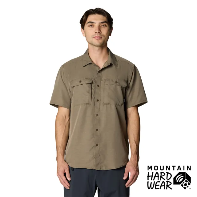 【Mountain Hardwear】Canyon™ Short Sleeve Men 機能防曬短袖襯衫 大地棕 男款 #2110231