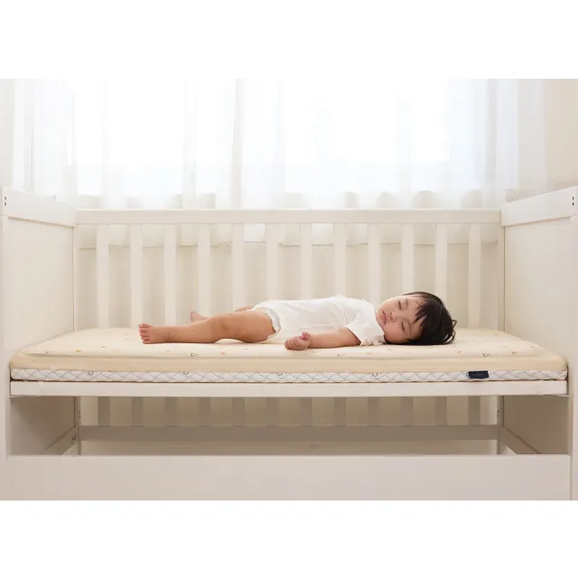 【GIO Pillow】中床 60×120cm 三明治超透氣成長床墊 M號(透氣床墊 可水洗床墊 嬰兒床墊 涼感床墊)