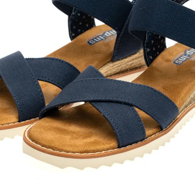 【SKECHERS】女鞋 休閒系列 涼拖鞋 涼鞋 瞬穿舒適科技 DESERT KISS (114418NVY)