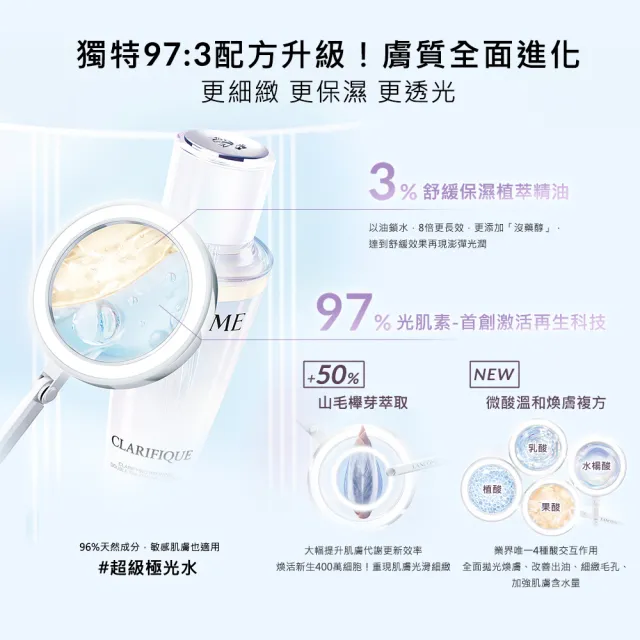 【LANCOME 蘭蔻】官方直營 超級極光水雙入組(LANCOME/超級極光水/雙入組)