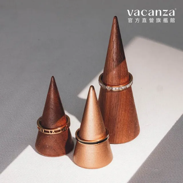 【vacanza】｜純鋼｜鏤空羅馬數字 純鋼飾品 純鋼戒指 3件組 (抗過敏 情人節禮物 生日禮物)