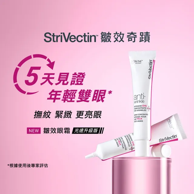 【StriVectin 皺效奇蹟】超級皺效眼霜-光速升級版30mlx2(5天撫紋/雙重享受/2入囤貨組)