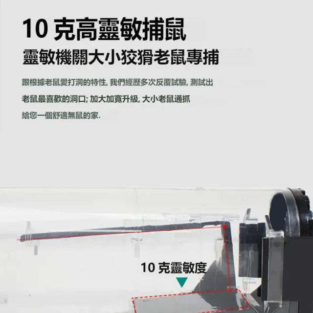 【kingkong】透明踏板式鼠洞捕鼠器 自動關門老鼠籠 驅鼠器 滅鼠器