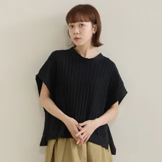 【a la sha】氣質寬條拼接上衣