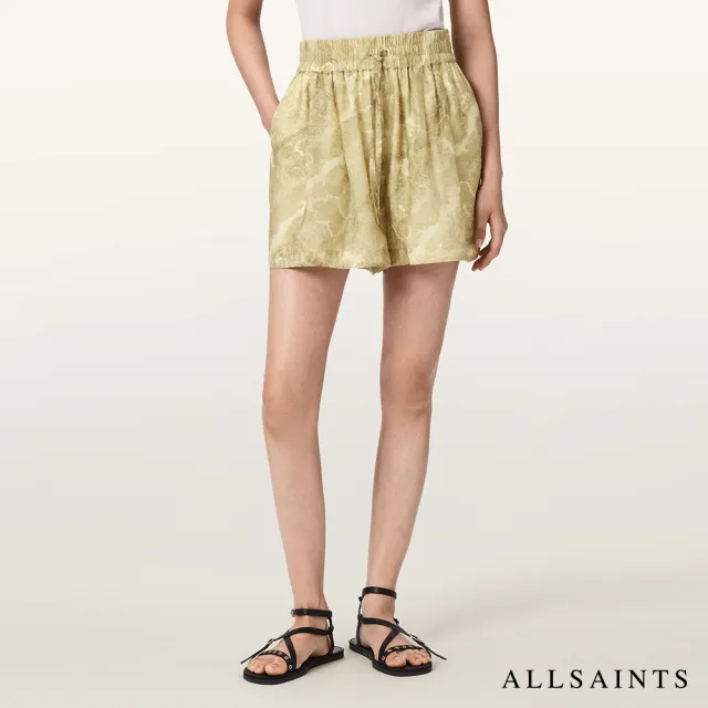 【ALLSAINTS】ISLA 高腰印花短褲 W071TE(寬鬆版型)