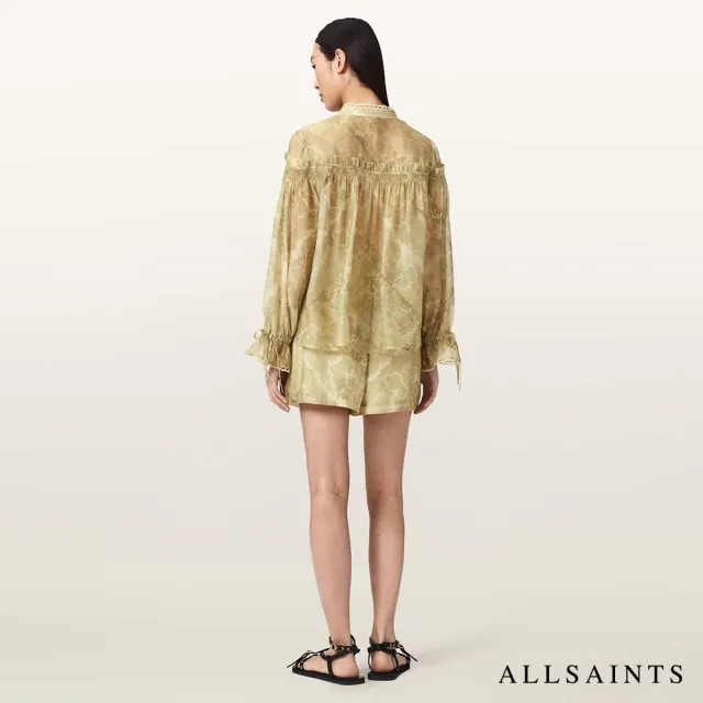 【ALLSAINTS】ISLA 高腰印花短褲 W071TE(寬鬆版型)