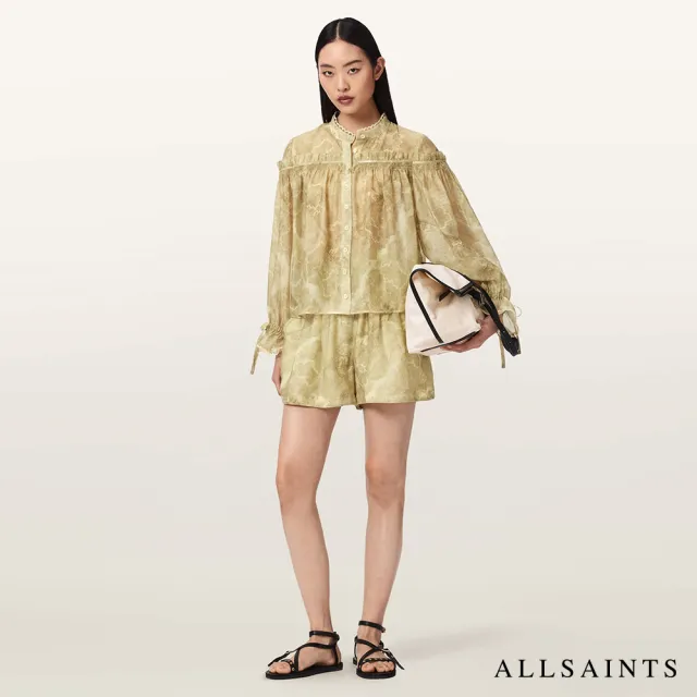 【ALLSAINTS】ISLA 高腰印花短褲 W071TE(寬鬆版型)