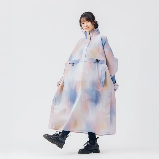 【林製作所】KiU × HAYASHI 空氣感5秒快穿雨衣(機車雨衣 一件式雨衣 輕量 日本花色)