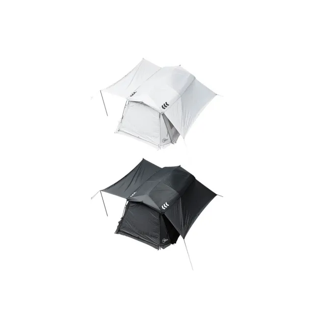 【Outdoorbase】沙丘光影隧道帳 展翼版 展翼頂布 帳篷 隧道帳 客廳帳 一房一廳 4-6人 逐露天下