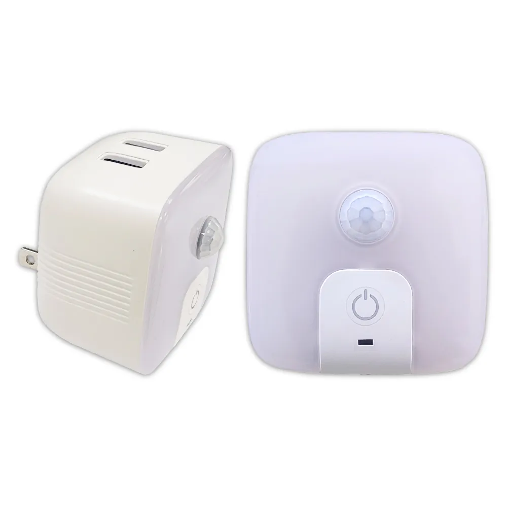 【明沛】紅外線感應燈+USB供電器(觸摸式開關-亮度可調-床邊燈-小夜燈-感應燈-白光 黃光可選擇-MP5722)