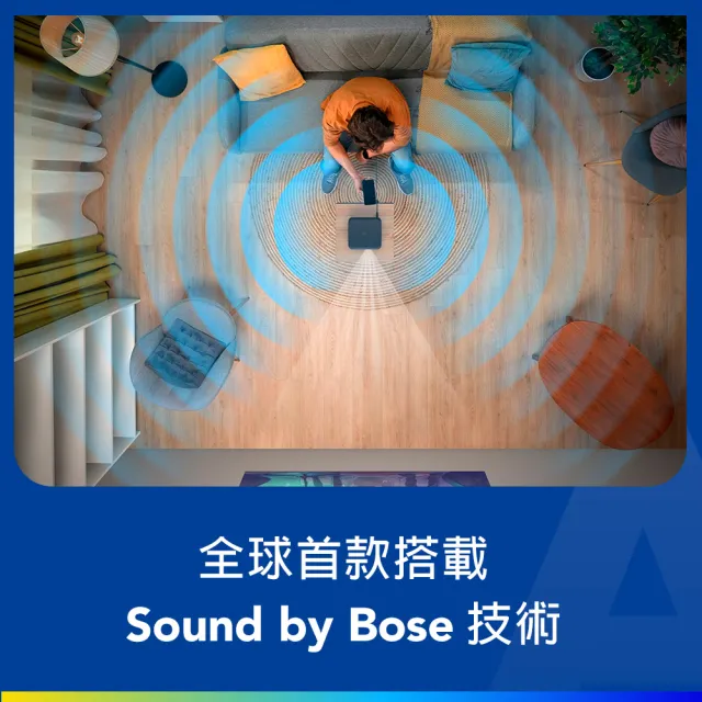 【EPSON】Full HD 迷你智慧投影機全球首款Bose喇叭 EF-61W(古典白)