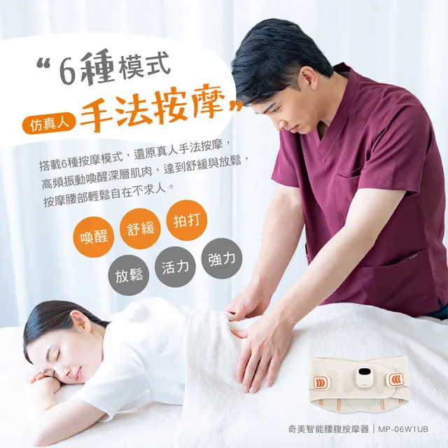 【CHIMEI 奇美】智能腰腹部按摩器 MP-06W1UB