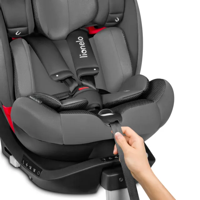 【Lionelo】0-12歲瞬冷/暖座型嬰幼童汽座 Braam Air i-Size Plus(三段 空冷 暖座 360旋轉 ISOFIX)