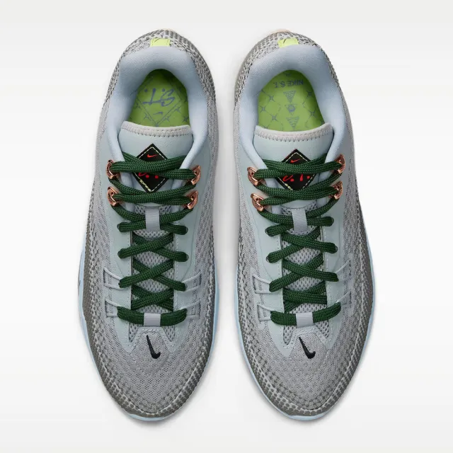 【NIKE 耐吉】S.T. Flare EP 男 籃球鞋 運動鞋 緩震 戶外 實戰 灰 淺藍(HF0232-003)