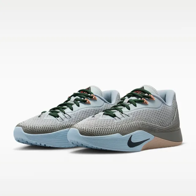 【NIKE 耐吉】S.T. Flare EP 男 籃球鞋 運動鞋 緩震 戶外 實戰 灰 淺藍(HF0232-003)