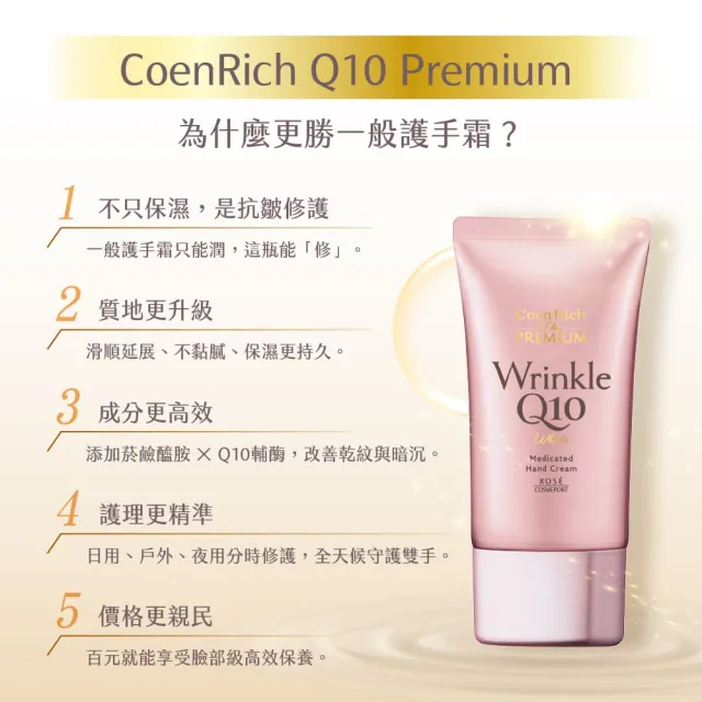 【KOSE Q10】護手霜60g(夜用/晚安/提亮抗UV/抗皺美白)