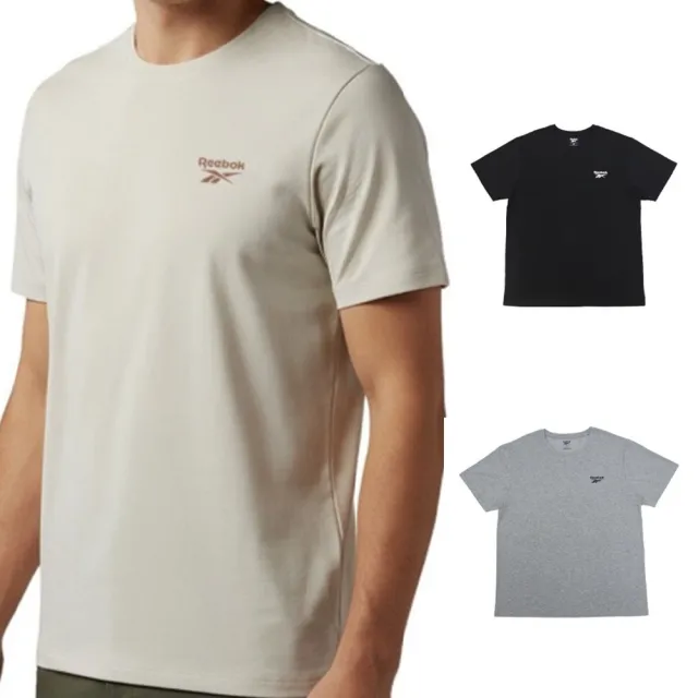 【Porabella】REEBOK男百搭棉質短袖 男上衣 涼感上衣 素T 內搭上衣