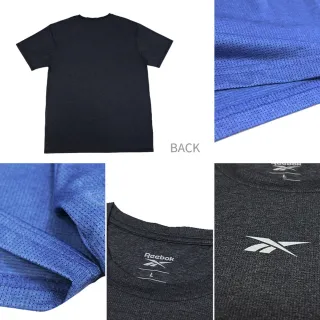 【Porabella】REEBOK男網眼透氣短袖 男上衣 涼感上衣 素T 內搭上衣