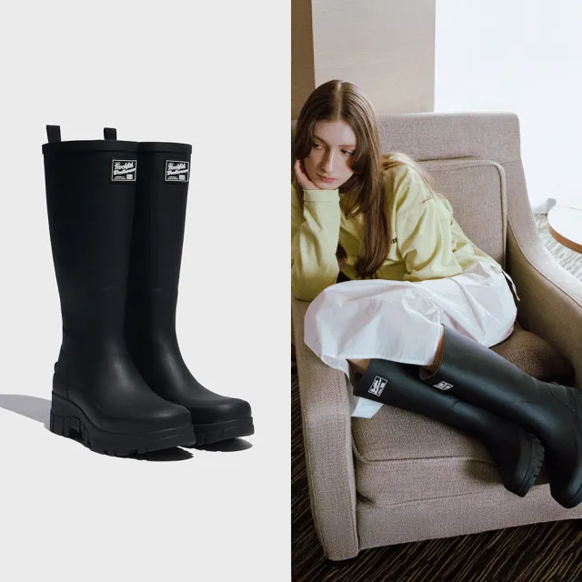 【Rockfish Weatherwear】FLATFORM RAIN BOOTS LONG 多色 厚底高筒雨靴 女鞋