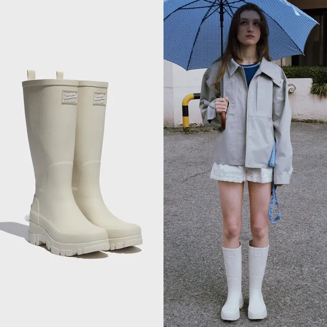 【Rockfish Weatherwear】FLATFORM RAIN BOOTS LONG 多色 厚底高筒雨靴 女鞋