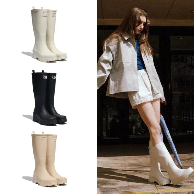 【Rockfish Weatherwear】FLATFORM RAIN BOOTS LONG 多色 厚底高筒雨靴 女鞋