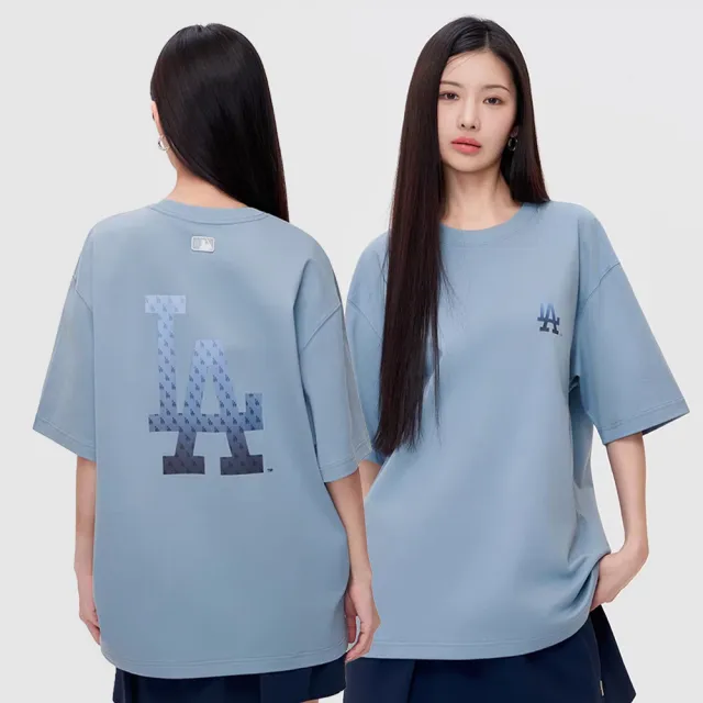 【MLB】短袖T恤 Monogram系列 洛杉磯道奇隊(3ATSM0863-07SBL)