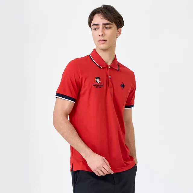 【LE COQ SPORTIF 公雞】吸濕排汗短袖POLO衫 男款 3色 LWX21044