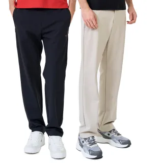 【LE COQ SPORTIF 公雞】吸濕排汗平織休閒長褲 男款 2色 LWX81372