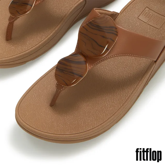 【FitFlop】LULU 大理石紋夾腳涼鞋-女(多色)