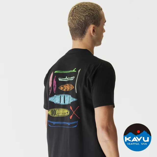【KAVU】Paddle Out 有機棉短袖T恤 男款 黑色 #8040