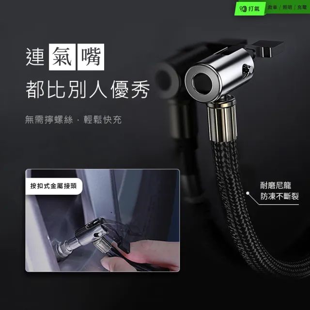 【Philo 飛樂】STP70旗艦款 20000mAh 救車打氣機 (自動打氣機/緊急啟動電源/疾速打氣/電霸/汽車啟動電源)