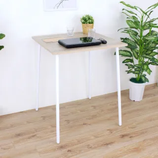 【美佳居】簡約吧台桌 80x80x高99cm 輕鬆組裝 台灣製 高腳桌/活動洽談桌/中島餐桌(三色可選)