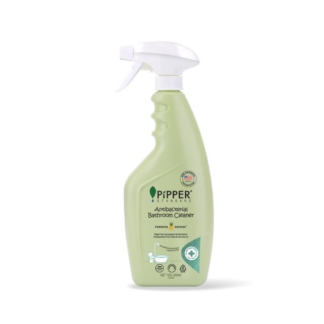 【PiPPER STANDARD 沛柏】鳳梨酵素抗菌浴廁清潔劑-茶樹400ml(浴室清潔劑/馬桶清潔/抗菌升級/噴霧均勻覆蓋)