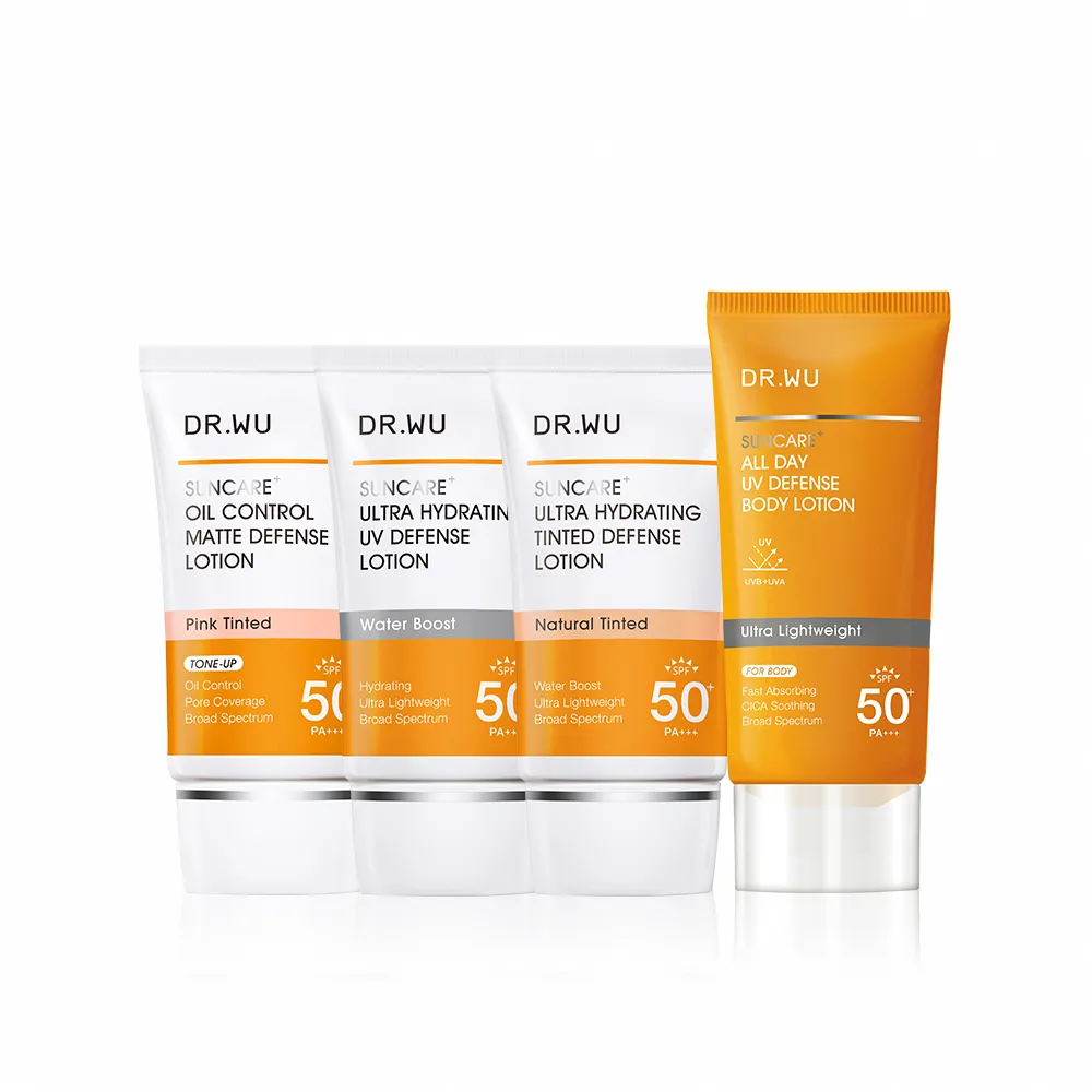 【DR.WU 達爾膚】防曬乳_保濕清爽35ML/保濕潤色35ML/控油輕透35ML/清爽防曬身體乳80ML(四款任選２)