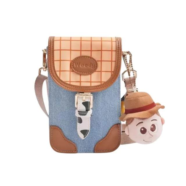 【Disney 迪士尼】Toy Story 玩具總動員5周邊商品正版胡迪斜背包手機包迪士尼周邊生日禮物 