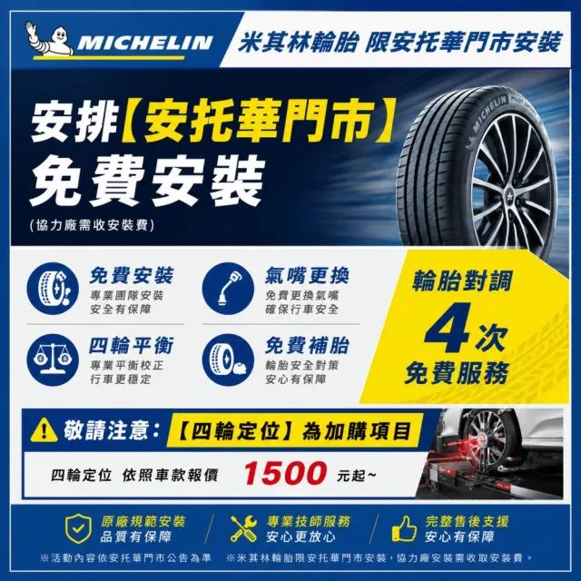 【Michelin 米其林】輪胎_ PRIMACY 5_235/45/17吋_舒適型輪胎 四入組 適用車款 mondeo(安托華)