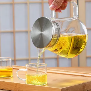 【Glass King】GK-844 耐熱泡茶壺 耐熱直火壺 耐熱玻璃壺 泡茶壺 開水壺 養生壺 分享壺