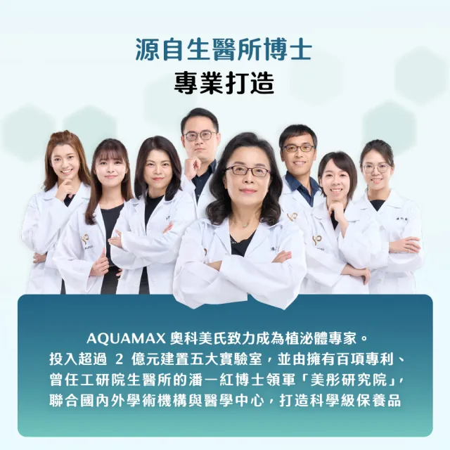 【AQUAMAX 奧科美氏】超能活膚前導精華3入囤貨組｜穩膚、鎮靜舒緩、深層保濕